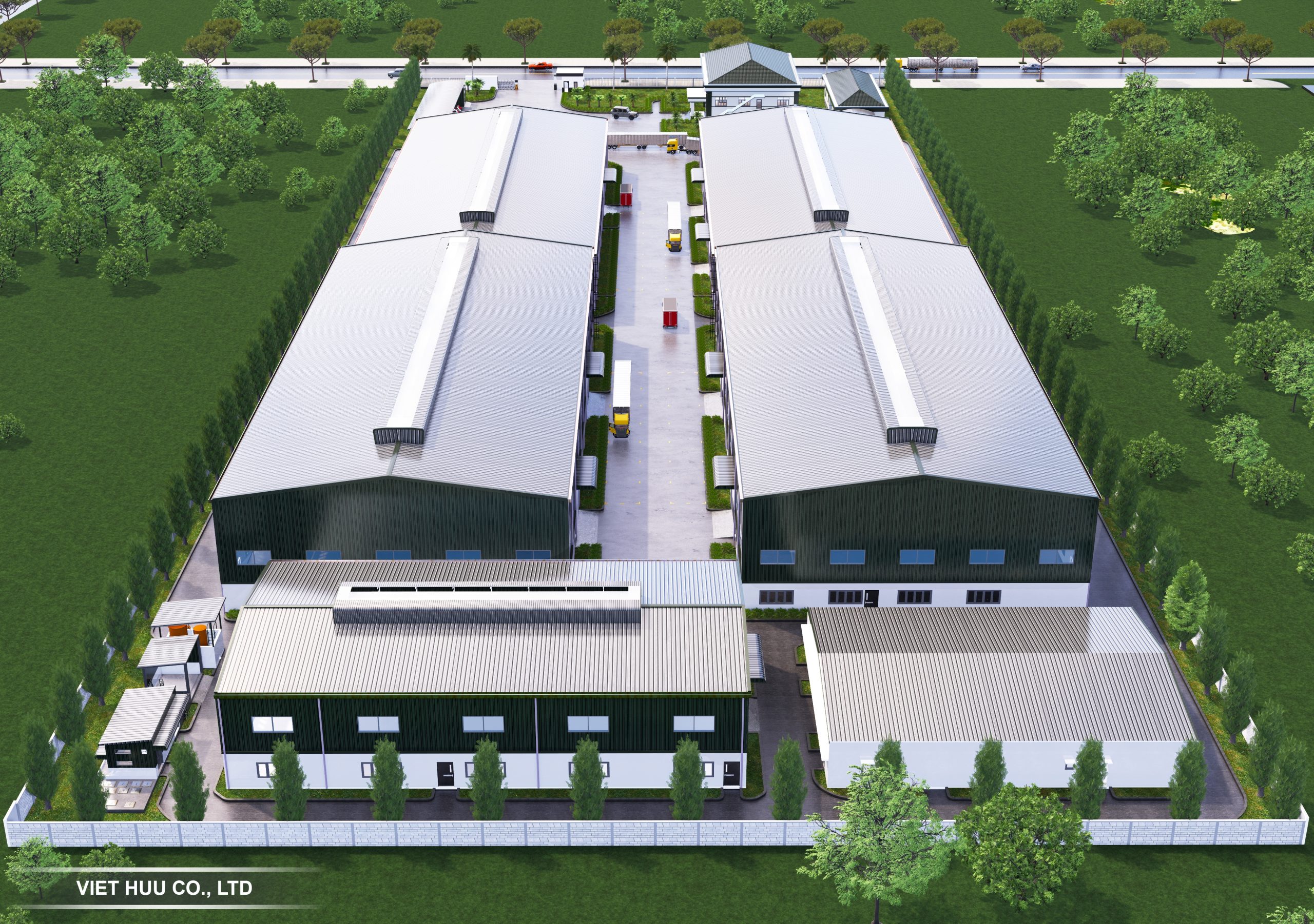 Hình ảnh 3D dự án Việt Hữu